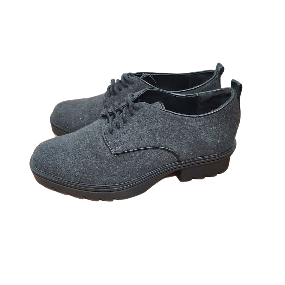 Gray Zara platform shoes